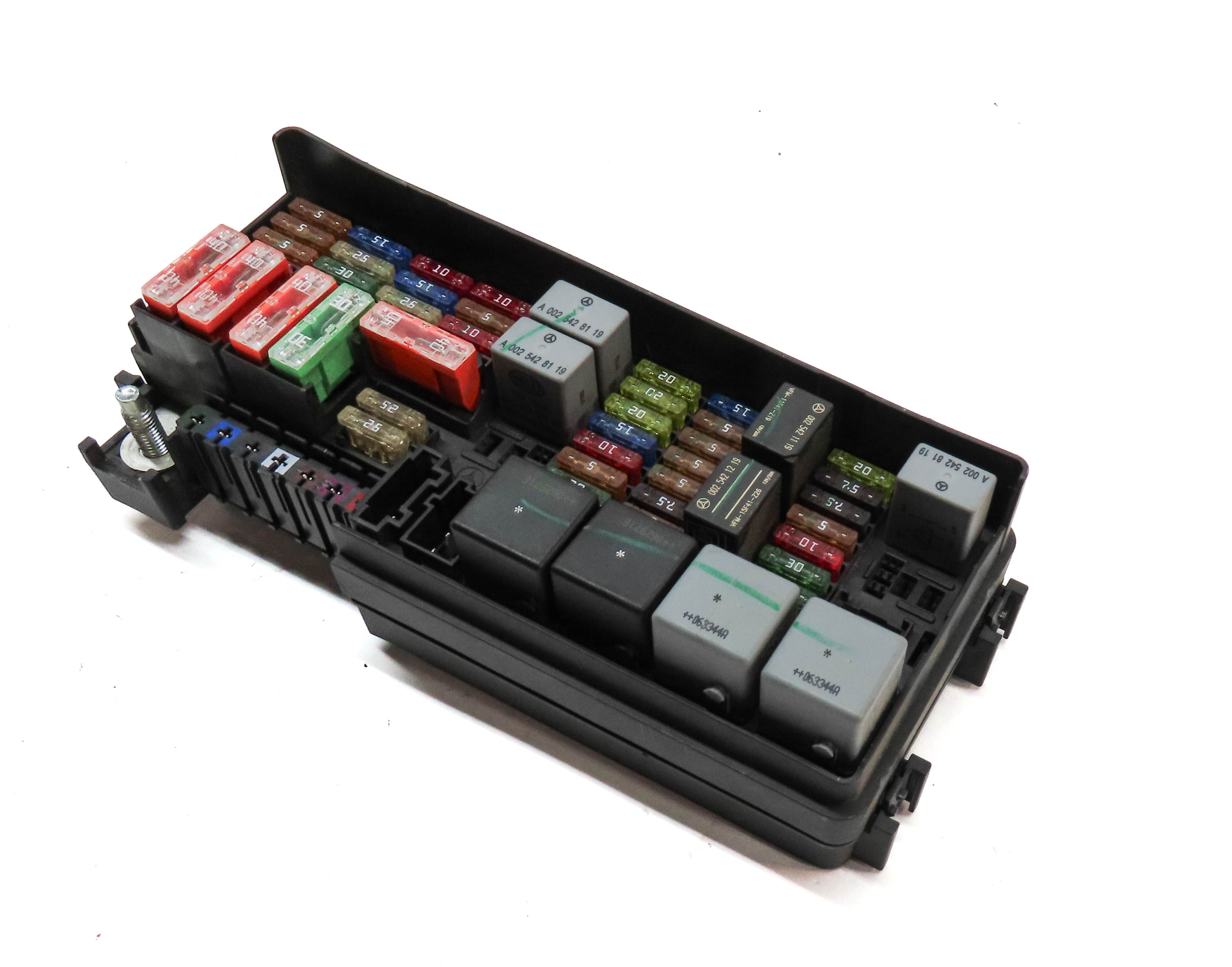 07 MERCEDES ML320 (W164) 3.0L DIESEL (OM642) REAR FUSE RELAY JUNCTION BOX PANEL — exact item pictured
